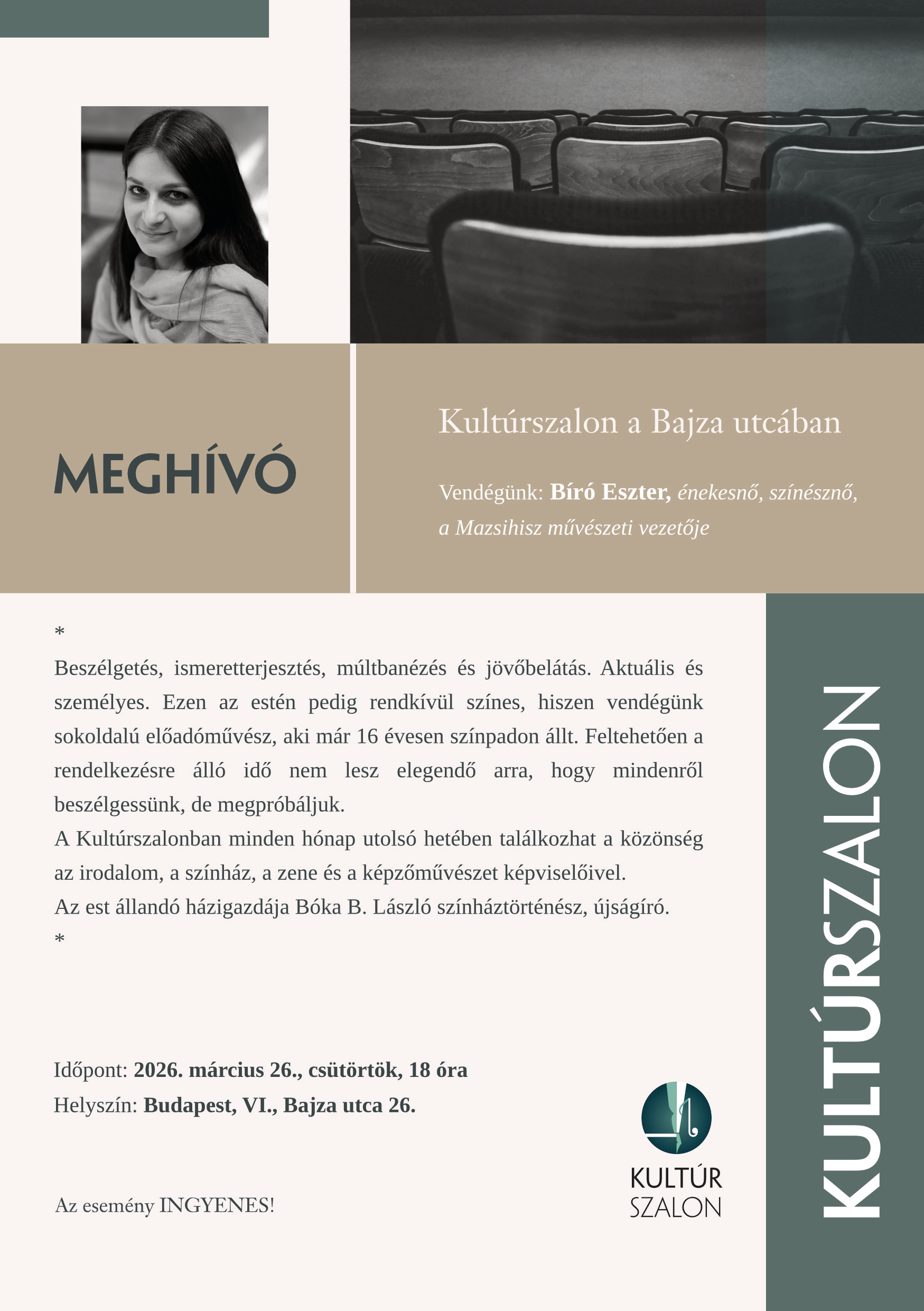 Mazsök Kulturszalon, Bíró Eszter