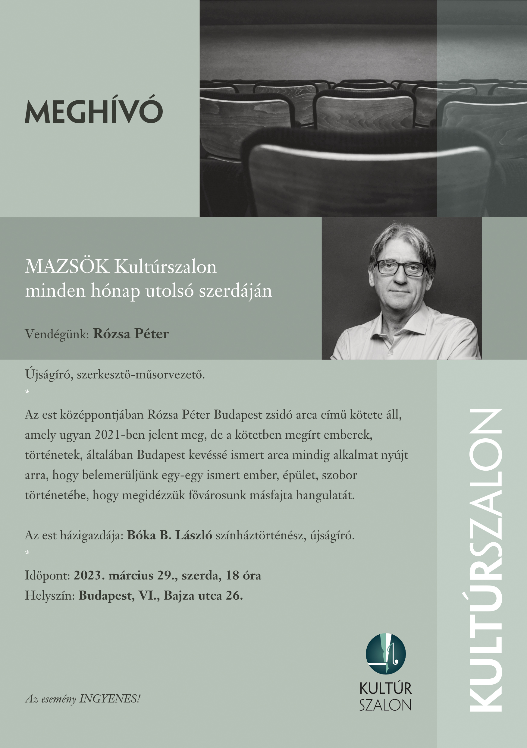 Mazsök Kulturszalon, Rózsa Péter